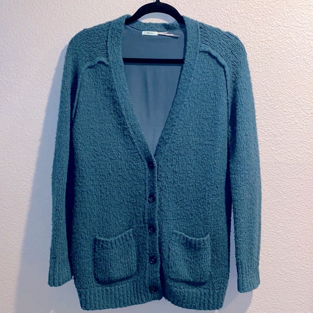 URBAN OUTFITTERS - Dark green cardigan - Size XS